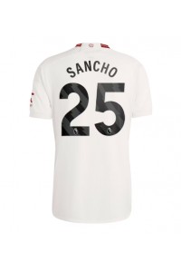 Manchester United Jadon Sancho #25 Fotballdrakt Tredje Klær 2023-24 Korte ermer